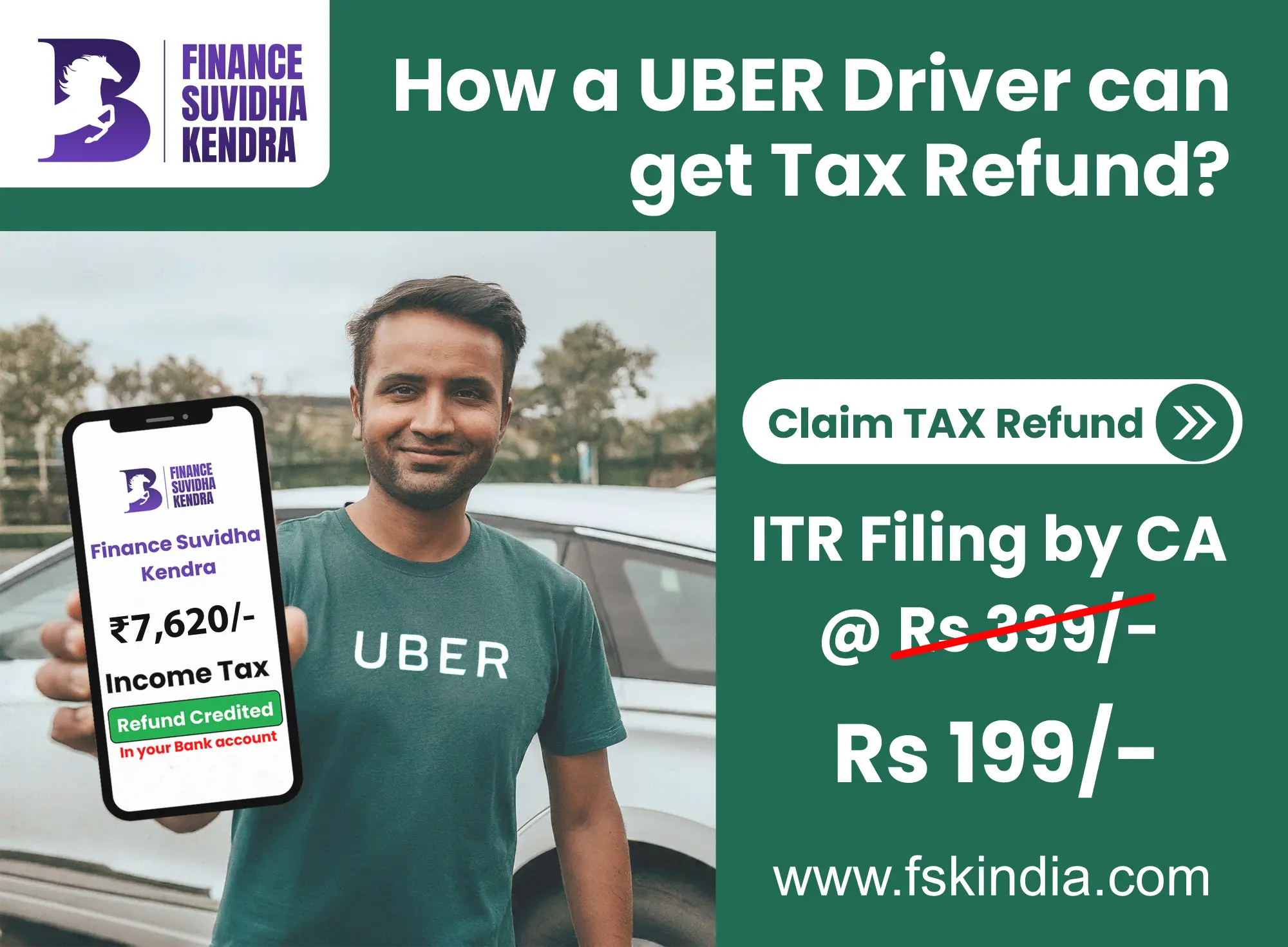 TAX REFUND for UBER drivers