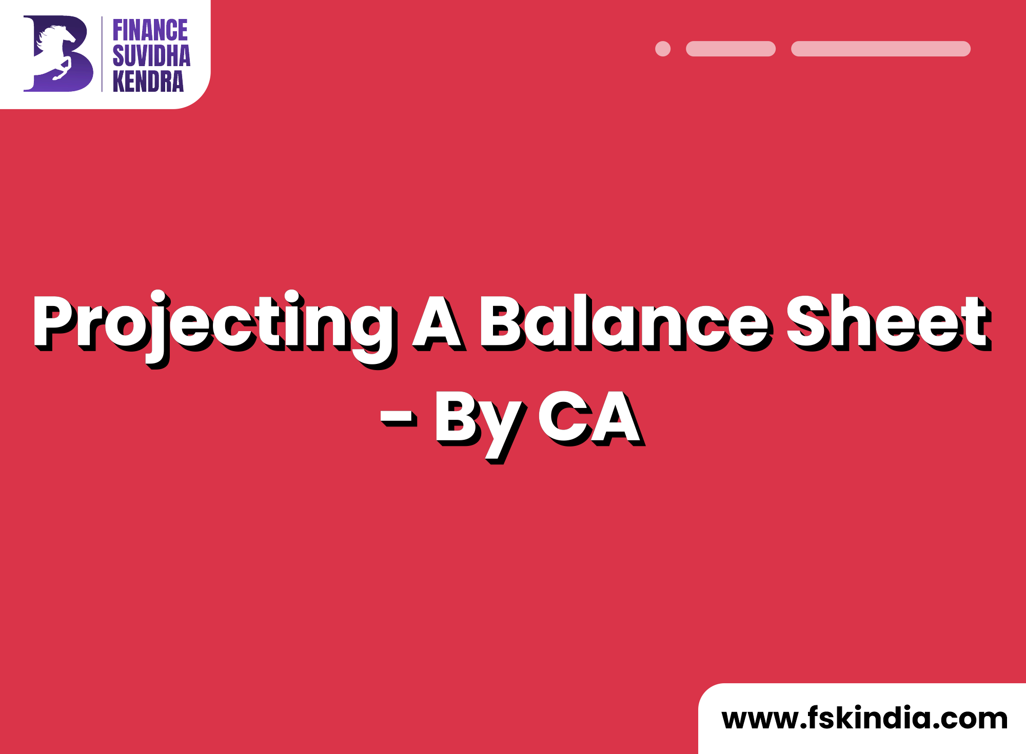 Projecting A Balance Sheet