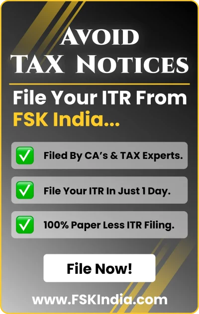 File ITR From TAX Experts